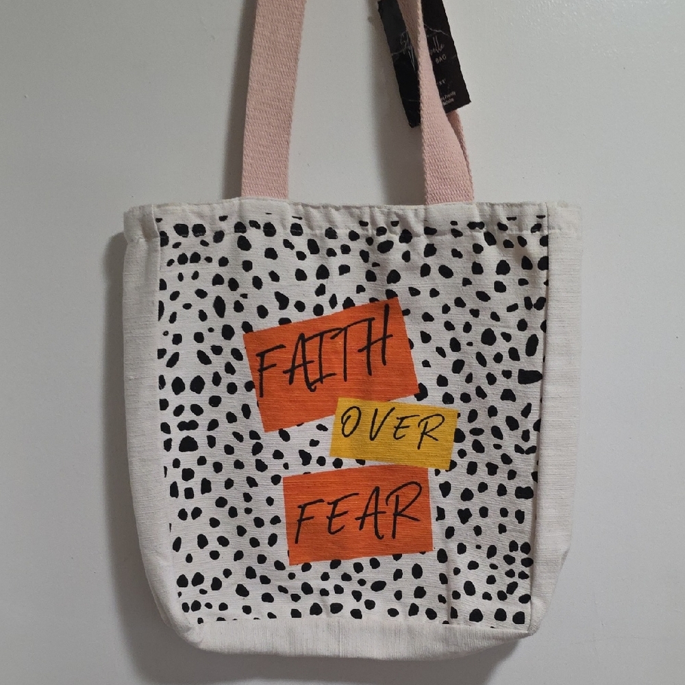 Studio Mabelle Stylish Polka Dot Tote Bag, NWT